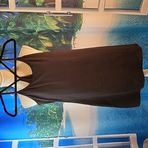 Quince Mini Dress w/shorts Under Black & Navy & Olive